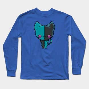 Blue Harlekitten Long Sleeve T-Shirt